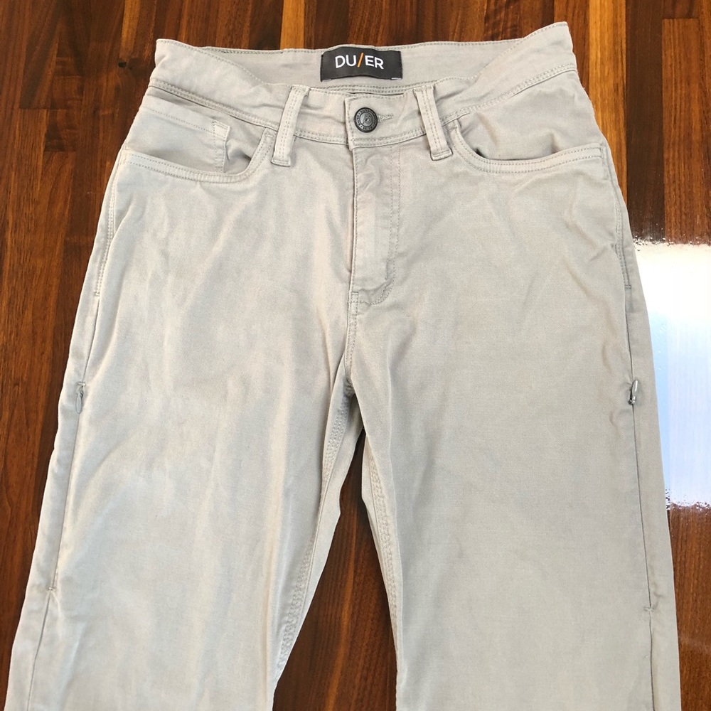 DU/ER Live Lite A/C Pant Slim - Cinder